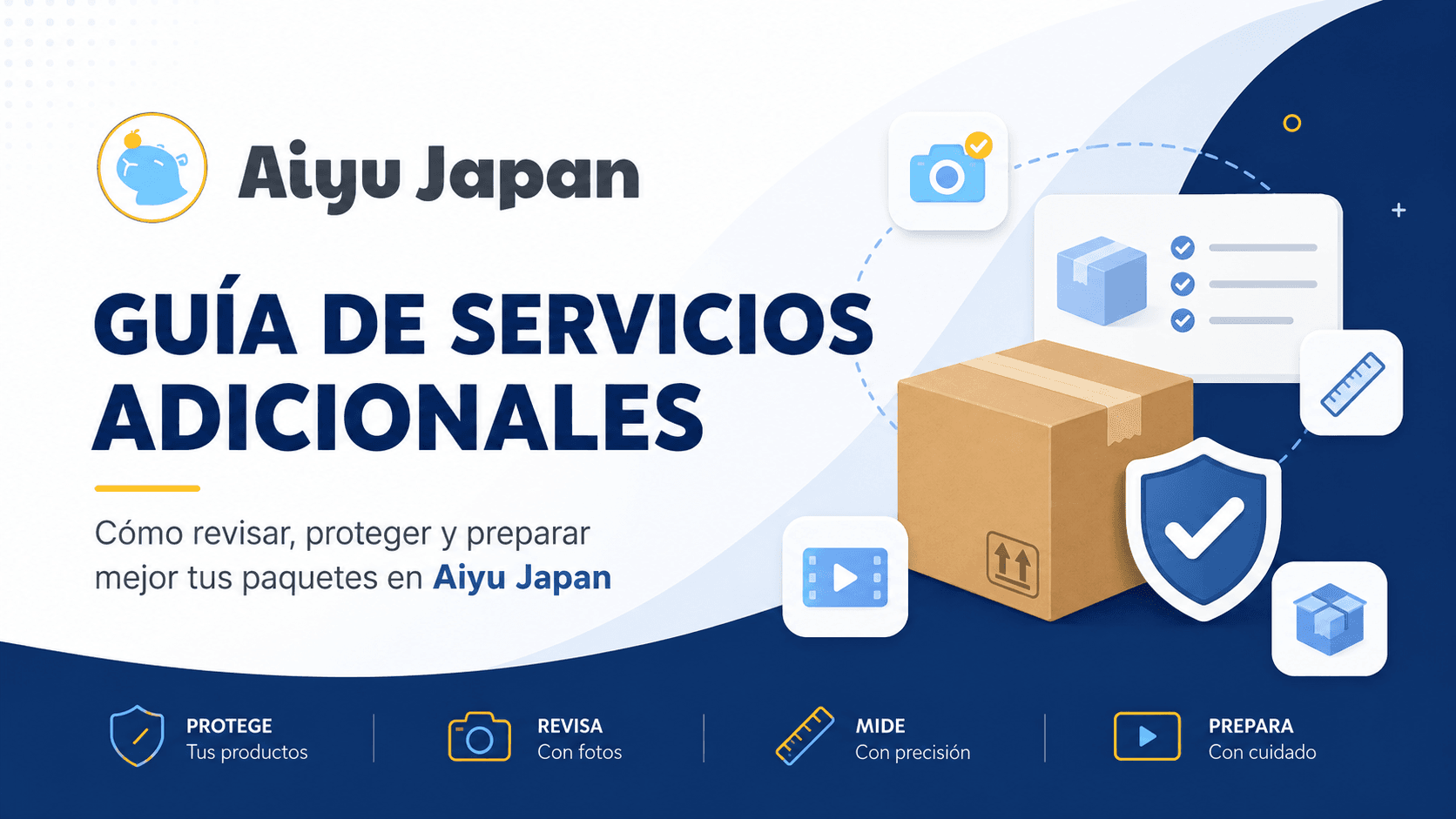 Servicios adicionales de Aiyu Japan: qué son y cuándo usarlos