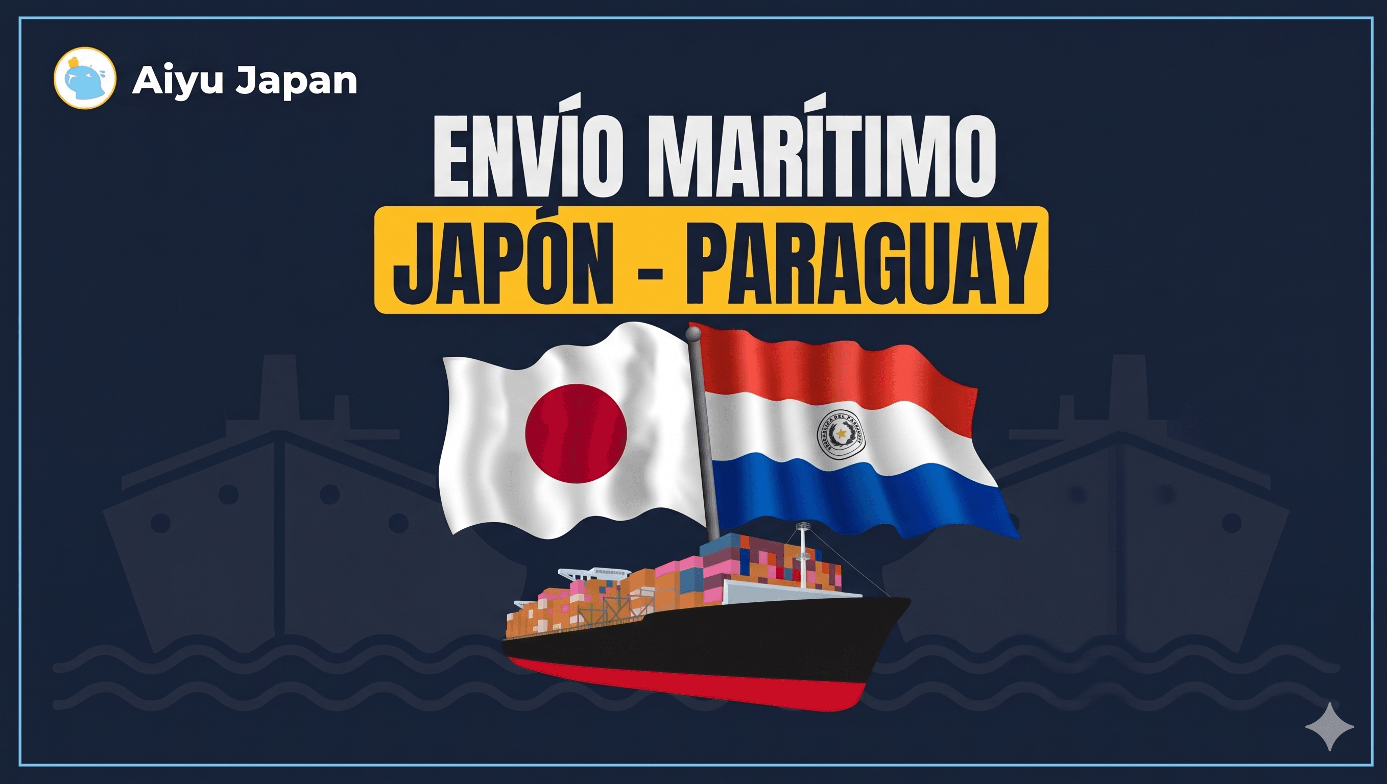 Envio maritimo Japon - Paraguay