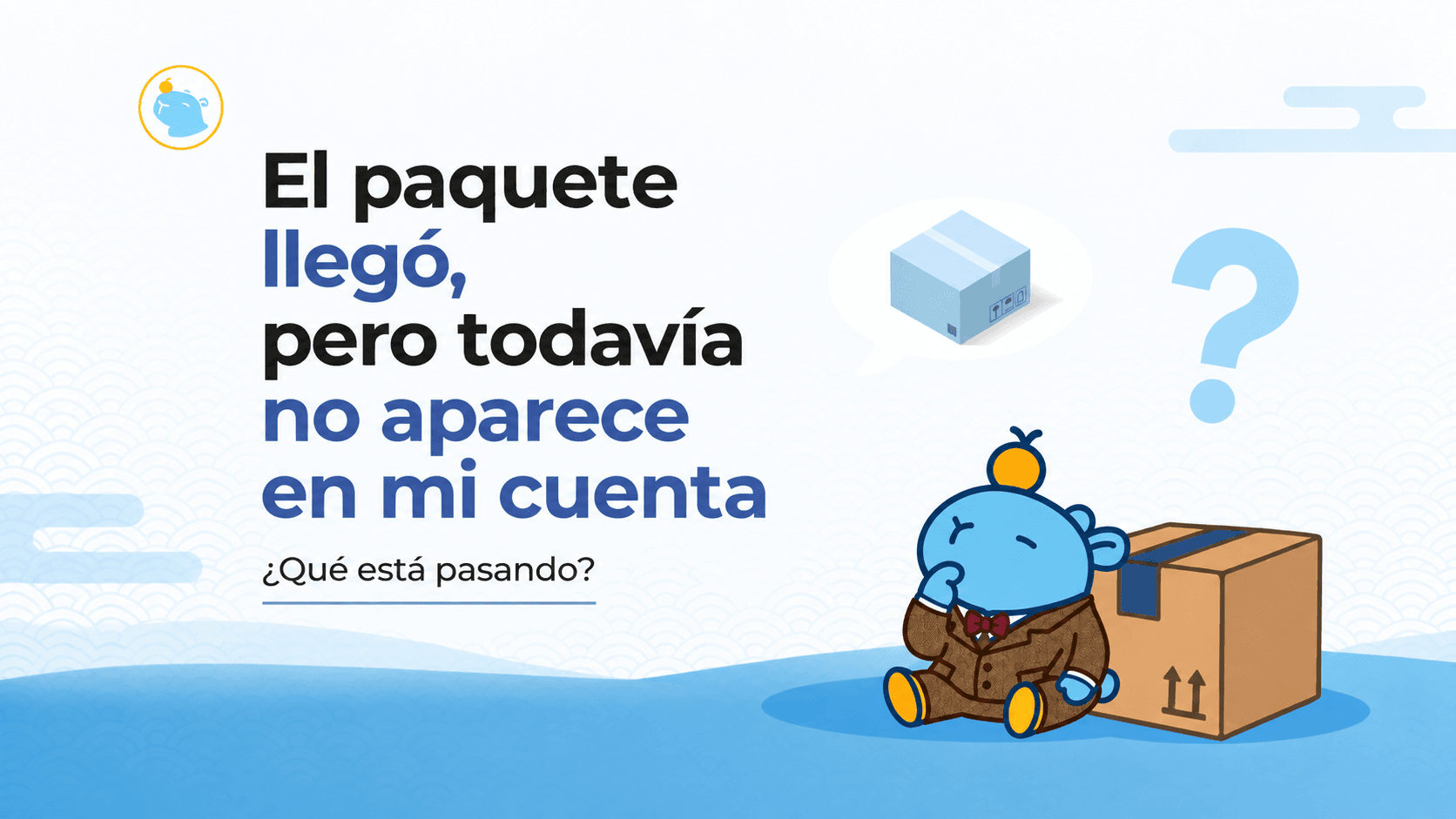 Mi paquete aparece entregado en Japón, ¿por qué aún no aparece en mi cuenta?