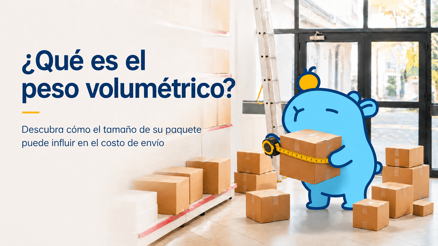 Por qué se cobra el peso volumétrico? Cómo se calcula?