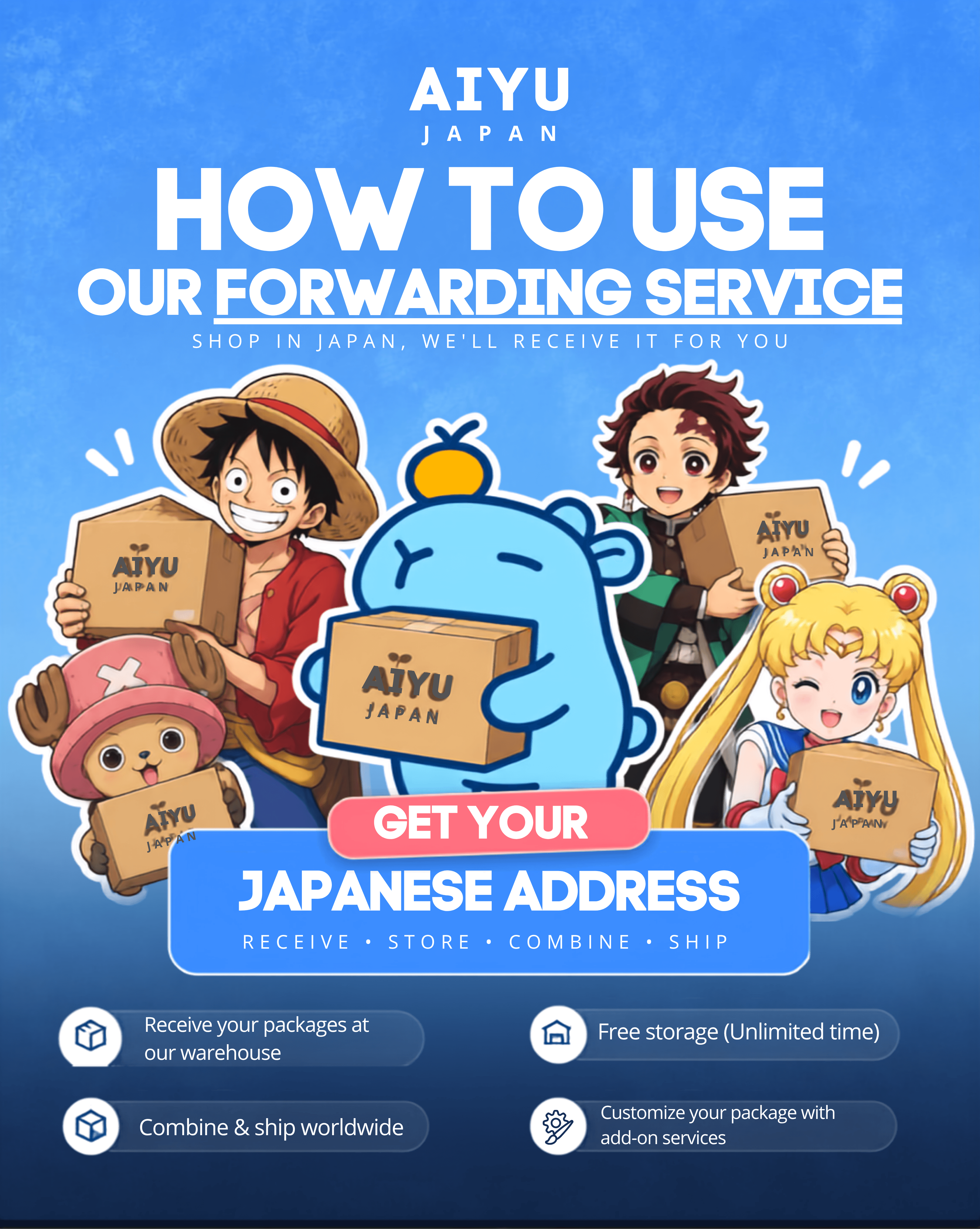 Aiyu Japan Forwarding Service